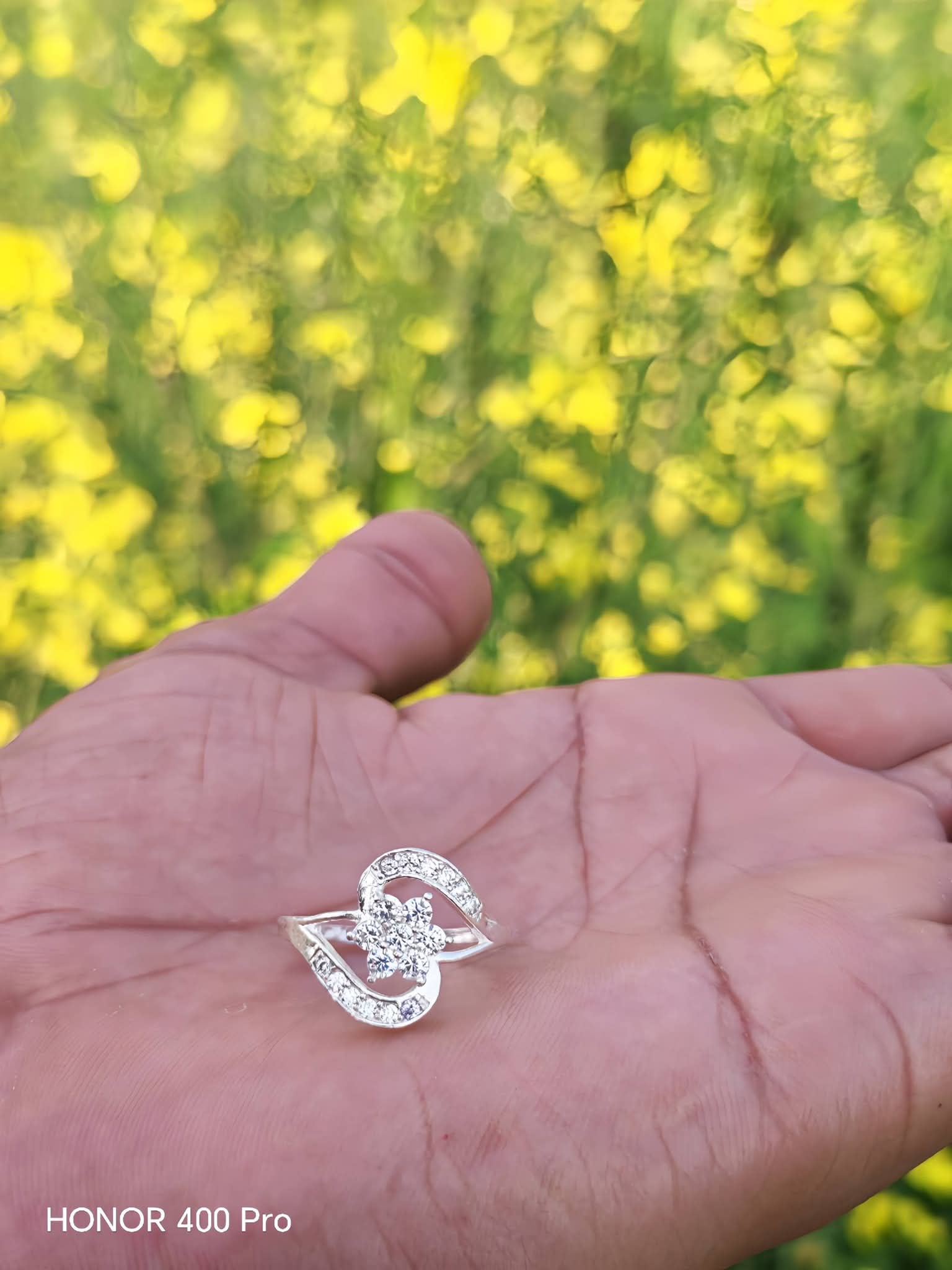 Diamond Cluster Ring